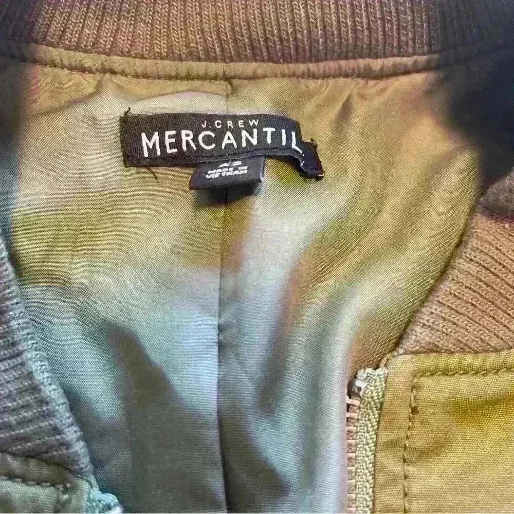 J Crew Mercantile Olive Green Cotton Jacket Size XS - Picture 2 of 7